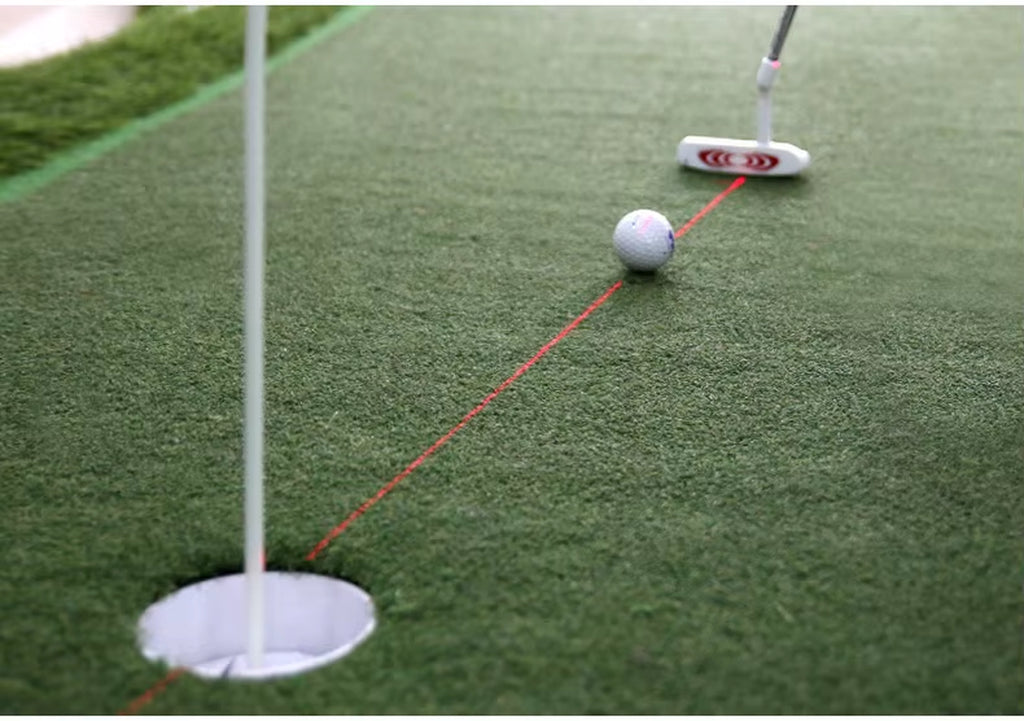 Golf Putter Laser Sight Machine Aiming Instrument Indoor Teaching Linear Laser Golf Putter Training Aids Golf Accessories